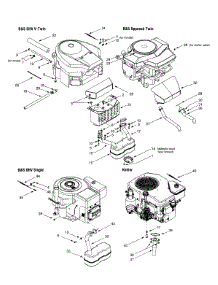 Engine Accessories parts for Statesman Lawn Tractor 13AU618H016 / 2001 from AppliancePartsPros.com