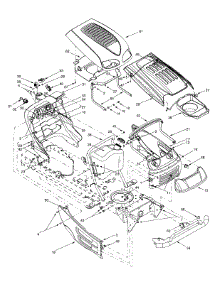 Hood Style 7 & 8 And Electrical parts for Statesman Lawn Tractor 13AU618H016 / 2001 from AppliancePartsPros.com
