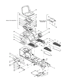 Seat, Deck Lift, Frame parts for Statesman Garden Tractor 14AV808P016 / 2001 from AppliancePartsPros.com