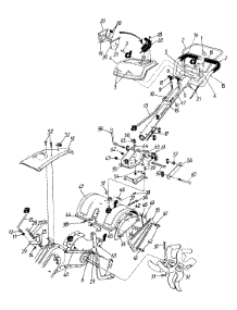 Throttle And Tine Assembly parts for Statesman Tiller 214-420-016 / 1994 from AppliancePartsPros.com