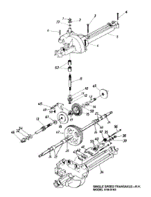 Transaxle Assembly parts for Statesman Lawn Tractor 136H660F016 / 1996 from AppliancePartsPros.com