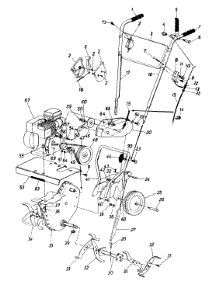 Tiller Assembly parts for Statesman Tiller 212-031-016 / 1992 from AppliancePartsPros.com
