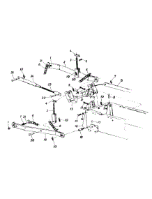 Three Point Hitch parts for Tradesman Garden Tractor 144-998P118 / 1994 from AppliancePartsPros.com