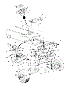 Wheels, Front / Steering Assembly / Axle, Front parts for Tradesman Garden Tractor 144-998P118 / 1994 from AppliancePartsPros.com