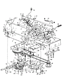 Drive / Hitch Plate / Pedal Assembly / Speed Linkage parts for Tradesman Garden Tractor 145S820H118 / 1995 from AppliancePartsPros.com
