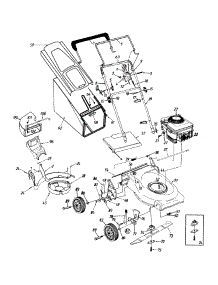 General Assembly parts for Turf King Push Walk-Behind Mower 11A-325A084 / 1997 from AppliancePartsPros.com