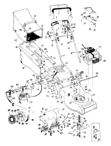 Handle And Wheel Assembly parts for Turf King Self-Propelled Walk-Behind Mower 123-478C084 / 1993 from AppliancePartsPros.com