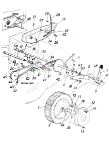 Parts parts for Turf Power Self-Propelled Walk-Behind Mower 126-366-145 from AppliancePartsPros.com