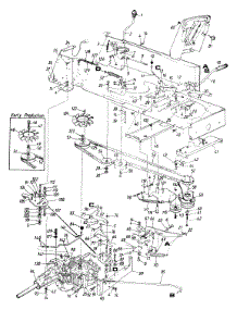 Drive / Pedal Assembly / Speed Control Assembly / Hitch Plate parts for Turf Power Garden Tractor 143Y839H019 / 1993 from AppliancePartsPros.com