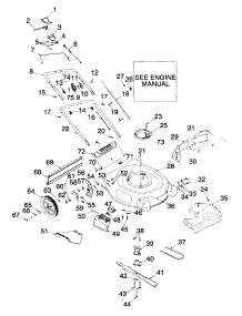 General Assembly (Model Series 560) parts for Turf Pro Self-Propelled Walk-Behind Mower 12A-568N196 / 1998 from AppliancePartsPros.com