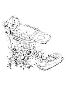 Deck Lift & Hanger Assembly parts for Turf Pro Lawn Tractor 136H470F009 / 1996 from AppliancePartsPros.com