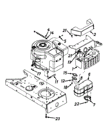 Muffler Assembly parts for Turf Pro Lawn Tractor 136G679H009 / 1996 from AppliancePartsPros.com