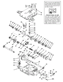 Peerless Transaxle parts for Turf Trac Lawn Tractor 139-758-015 / 1989 from AppliancePartsPros.com