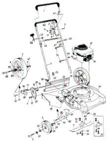 Rotary Mower parts for White Outdoor Push Mower 112A508R190 / 1992 from AppliancePartsPros.com