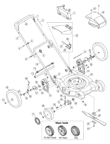 General Assembly parts for White Outdoor Push Mower 11A-504K290 / 2007 from AppliancePartsPros.com