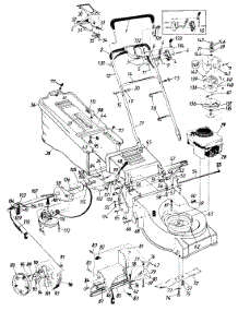 Mower Assembly parts for White Outdoor Self-Propelled Mower 120-476B190 / 1990 from AppliancePartsPros.com
