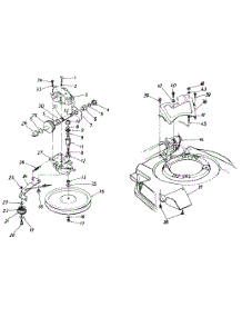 Transmission Assembly parts for White Outdoor Self-Propelled Mower 120-526R190 / 1990 from AppliancePartsPros.com