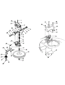 Transmission Assembly parts for White Outdoor Self-Propelled Mower 121-848E190 / 1991 from AppliancePartsPros.com
