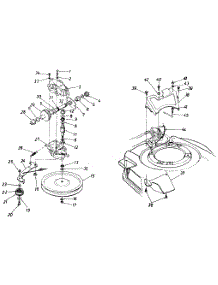 Transmission parts for White Outdoor Self-Propelled Mower 122-528R190 / 1992 from AppliancePartsPros.com