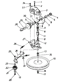Transmission parts for White Outdoor Self-Propelled Mower 123E898E190 / 1993 from AppliancePartsPros.com