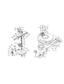 Transmission And Deck parts for White Outdoor Self-Propelled Mower 124-148N190 / 1994 from AppliancePartsPros.com