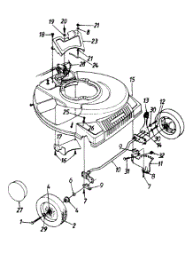 Deck  898N parts for White Outdoor Self-Propelled Mower 124-898N190 / 1994 from AppliancePartsPros.com