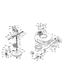 Transmission parts for White Outdoor Lawn Mower 125-148N190 / 1995 from AppliancePartsPros.com