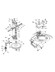 Transmission parts for White Outdoor Lawn Mower 125-538P190 / 1995 from AppliancePartsPros.com