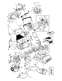 Main Assembly parts for White Outdoor Lawn Mower 125-898N190 / 1995 from AppliancePartsPros.com
