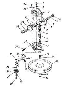 Transmission parts for White Outdoor Lawn Mower 125-898N190 / 1995 from AppliancePartsPros.com