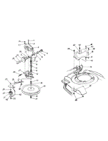 Transmission And Deck parts for White Outdoor Self-Propelled Hi-Wheel Mower 126-539D190 / 1996 from AppliancePartsPros.com