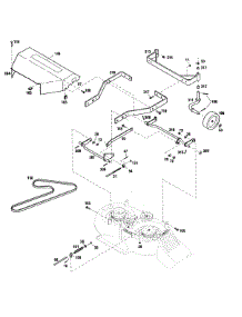 Front Frame Assembly parts for White Outdoor Wide-Cut Mower 12A-751-190 / 2000 from AppliancePartsPros.com