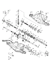 Transaxle Assembly parts for White Outdoor Wide-Cut Mower 12AE750-190 / 1998 from AppliancePartsPros.com