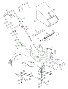 General Assembly parts for White Outdoor Self-Propelled Mower 12AV569S290 / 2007 from AppliancePartsPros.com