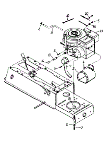 Engine Assembly Lt-13 parts for White Outdoor Lawn Tractor 134A676F190 / 1994 from AppliancePartsPros.com