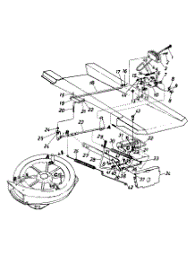 Deck Lift Assembly parts for White Outdoor Lawn Tractor 134B561B190 / 1994 from AppliancePartsPros.com