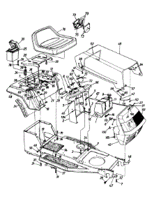 Complete Assembly parts for White Outdoor Lawn Tractor 134H471F190 / 1994 from AppliancePartsPros.com