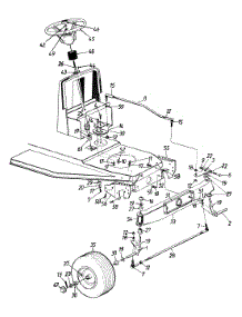 Steering Assembly parts for White Outdoor Lawn Tractor 134H471F190 / 1994 from AppliancePartsPros.com