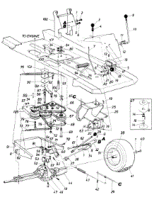 Drive Assembly parts for White Outdoor Lawn Tractor 135-511-190 / 1985 from AppliancePartsPros.com