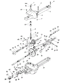 Single Speed Transaxle parts for White Outdoor Lawn Tractor 135-514-190 / 1985 from AppliancePartsPros.com