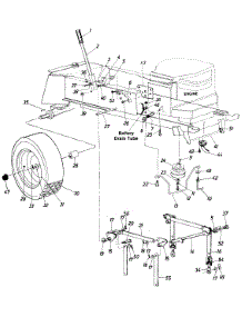 Rear Drive Assembly parts for White Outdoor Lawn Tractor 135-782-190 / 1985 from AppliancePartsPros.com