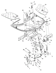 Front Floor Console & Steering Assembly parts for White Outdoor Lawn Tractor 13A-325-190 / 1999 from AppliancePartsPros.com