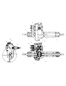 Single Speed Transmission parts for White Outdoor Lawn Tractor 13A-325-190 / 1999 from AppliancePartsPros.com