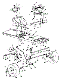 Steering Assembly parts for White Outdoor Garden Tractor 145-822-190 / 1985 from AppliancePartsPros.com