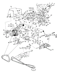Frame Assembly parts for White Outdoor Garden Tractor 145-842-190 / 1985 from AppliancePartsPros.com