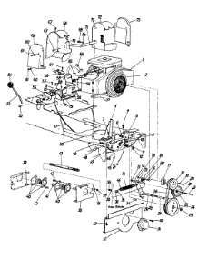 Engine Mounting & Belts parts for White Outdoor Garden Tractor 145-995-190 / 1985 from AppliancePartsPros.com