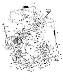 Shift Assembly parts for White Outdoor Garden Tractor 145-995-190 / 1985 from AppliancePartsPros.com