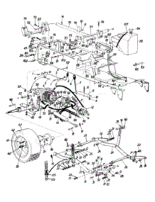 Hydrostatic Pump & Rear Wheel Assembly parts for White Outdoor Garden Tractor 145-998-190 / 1995 from AppliancePartsPros.com