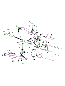 Three Point Hitch parts for White Outdoor Garden Tractor 145-998-190 / 1995 from AppliancePartsPros.com