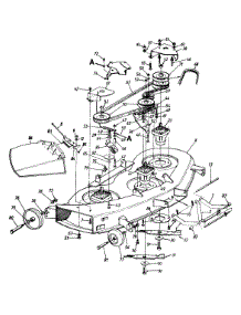 Deck Assembly parts for White Outdoor Garden Tractor 145U836H190 / 1995 from AppliancePartsPros.com